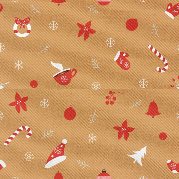 Stoff Warm Christmas material