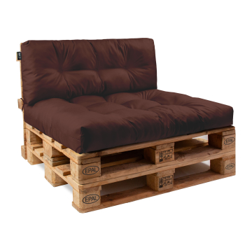 Kissen-Set für Europalette Brown