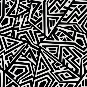 Stoff Black Pattern