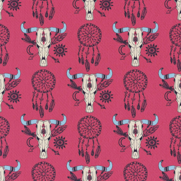 Stoff Dreamcatcher on Pink