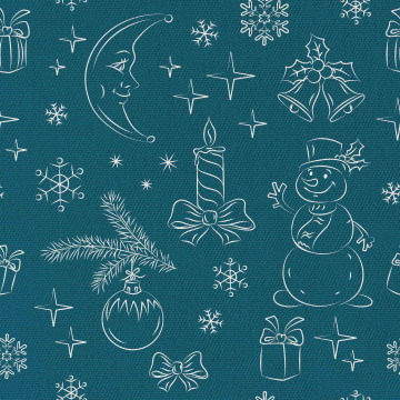 Stoff Christmas Night
