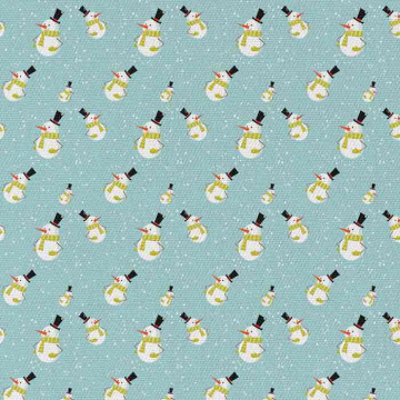 Stoff Material Snowmen