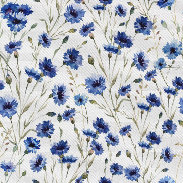 Stoff Cornflowers