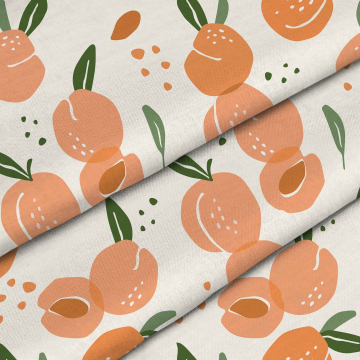 Stoff Art Peaches
