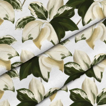 Stoff Botanical Leaves