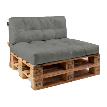 Kissen-Set für Europalette Grey