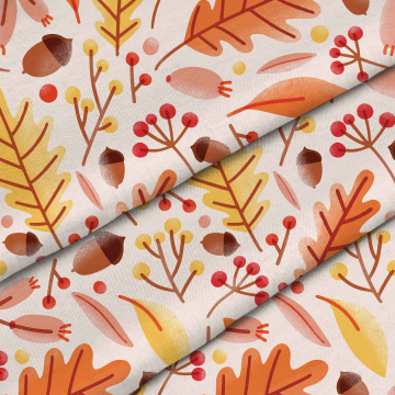Stoff Autumn Leaves