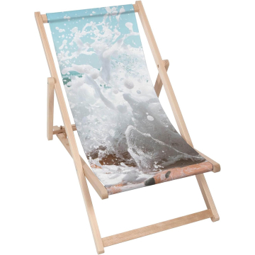 Holz liegestuhl Ocean Water