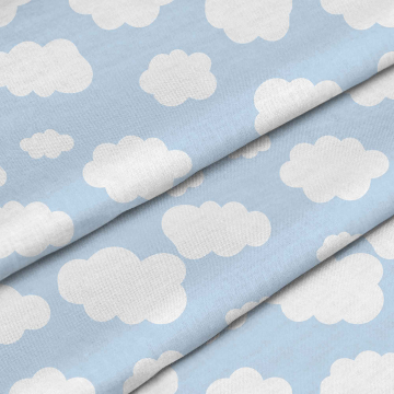 Stoff Pastel Clouds