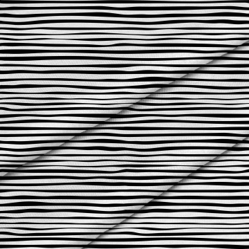 Stoff Black Stripes
