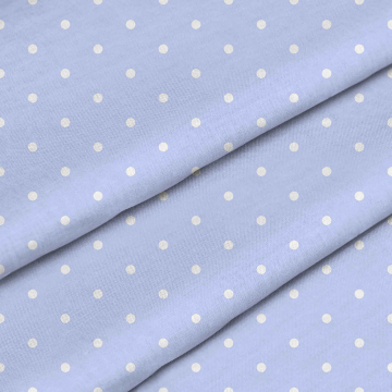 Stoff Blue Geometric Dots