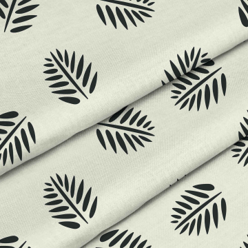 Stoff Artistic Abstract Tropical