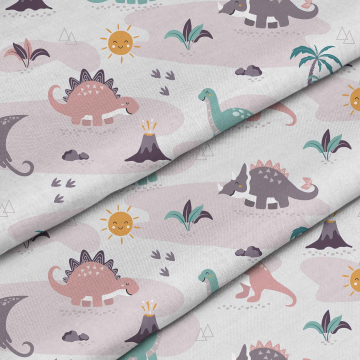 Stoff Dinos Friends