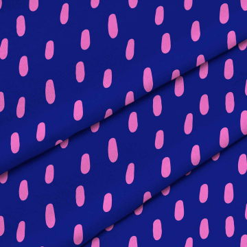 Stoff Pink Spots