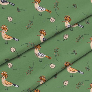 Stoff Birds and Berries