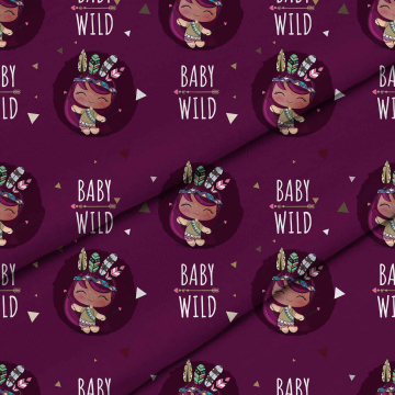 Stoff Baby Wild