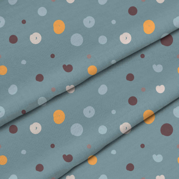Stoff Colorful Dots