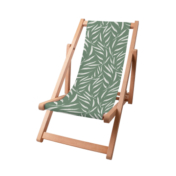 Holz liegestuhl Abstract Brush Leaves