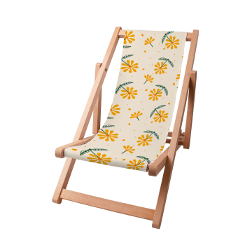 Holz liegestuhl Sweet Summer Morning