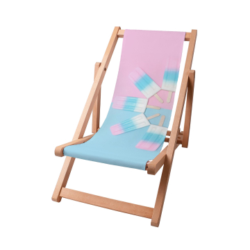 Holz liegestuhl Ice Cream