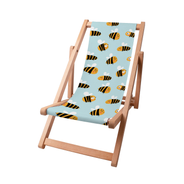 Holz liegestuhl Bee Life