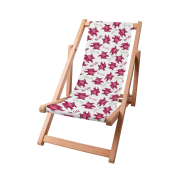 Holz liegestuhl Cute Dragon