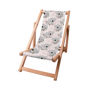 Holz liegestuhl Cute Koala