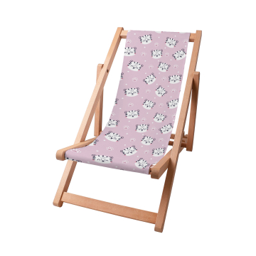 Holz liegestuhl Cute Tiger Paws