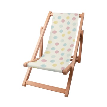Holz liegestuhl Pastel Spots