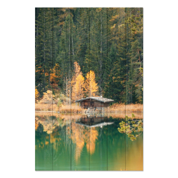 Bild auf Holz Traper