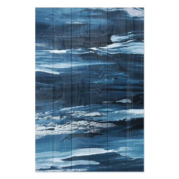 Bild auf Holz Rough Sea