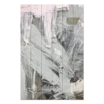 Bild auf Holz Gray Streaks