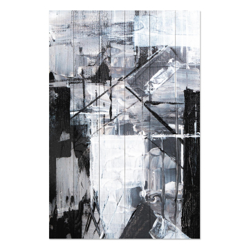 Bild auf Holz Geometric Shapes