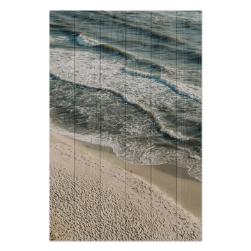 Bild auf Holz Calm Beach