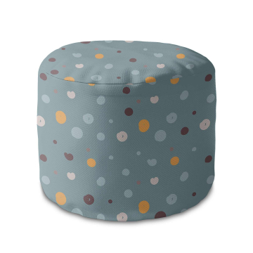 Sitzsack runde fußhocker  Colorful Dots