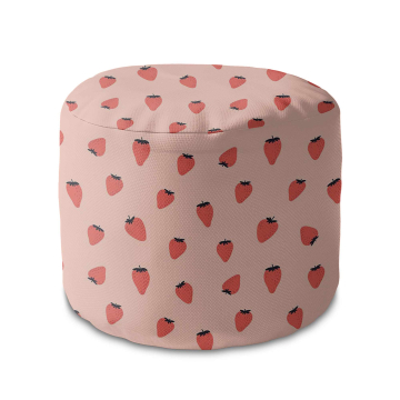 Sitzsack runde fußhocker Strawberry