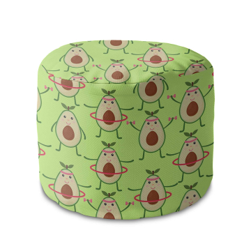 Sitzsack runde fußhocker Exercising Avocados