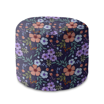 Sitzsack runde fußhocker Botanical Pattern