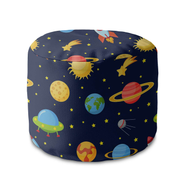 Sitzsack runde fußhocker Galaxy