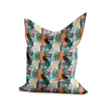 Sitzsack Pillow Abstract Monstera