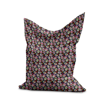 Sitzsack Pillow Colourful Skull