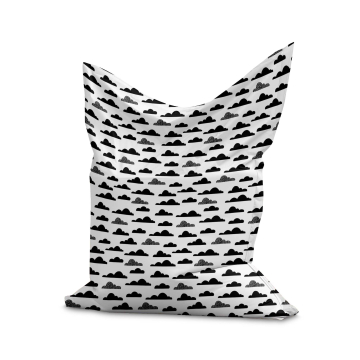 Sitzsack Pillow Black Couds