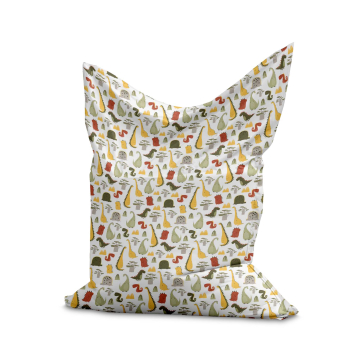 Sitzsack Pillow Cartoon Style Dinosaur