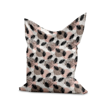 Sitzsack Pillow Animal and Tropical Geometric