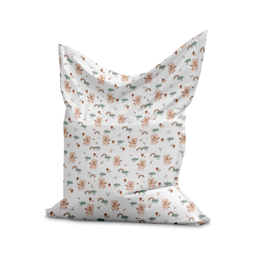 Sitzsack Pillow Bear and Mushrooms