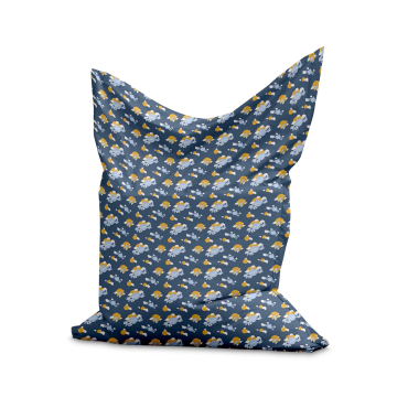 Sitzsack Pillow Blue Planes