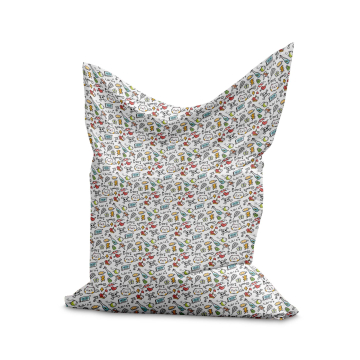 Sitzsack Pillow Cartoon Creepy Cats