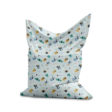 Sitzsack Pillow Cartoon Colorful Dogs