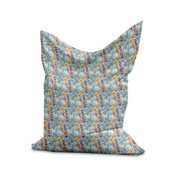 Sitzsack Pillow Handdrawn Flowers