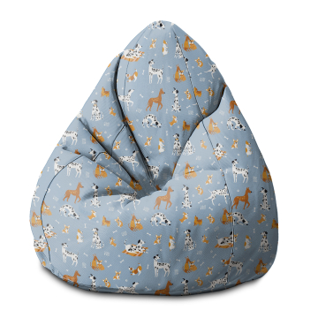  Sitzsack Pearshape Cartoon Dogs
